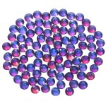 Flatback Rhinestones Non Hotfix Rhinestones for Crafts Glass Nail Rhinestones Nail Gems Crystals Rhinestones for Makeup Bags Shoes Decoration DIY(SS10,1440pcs,Blue Flame)