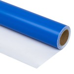 RUSPEPA Royal Blue Wrapping Paper Solid Color - Mini Roll - for Wedding, Birthday, Shower, Congrats, and Holiday - 17 Inches X 32.8 Feet