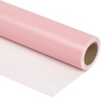 RUSPEPA Pink Wrapping Paper Solid Color - Mini Roll - for Wedding, Birthday, Shower, Congrats, and Holiday - 17 Inches X 32.8 Feet