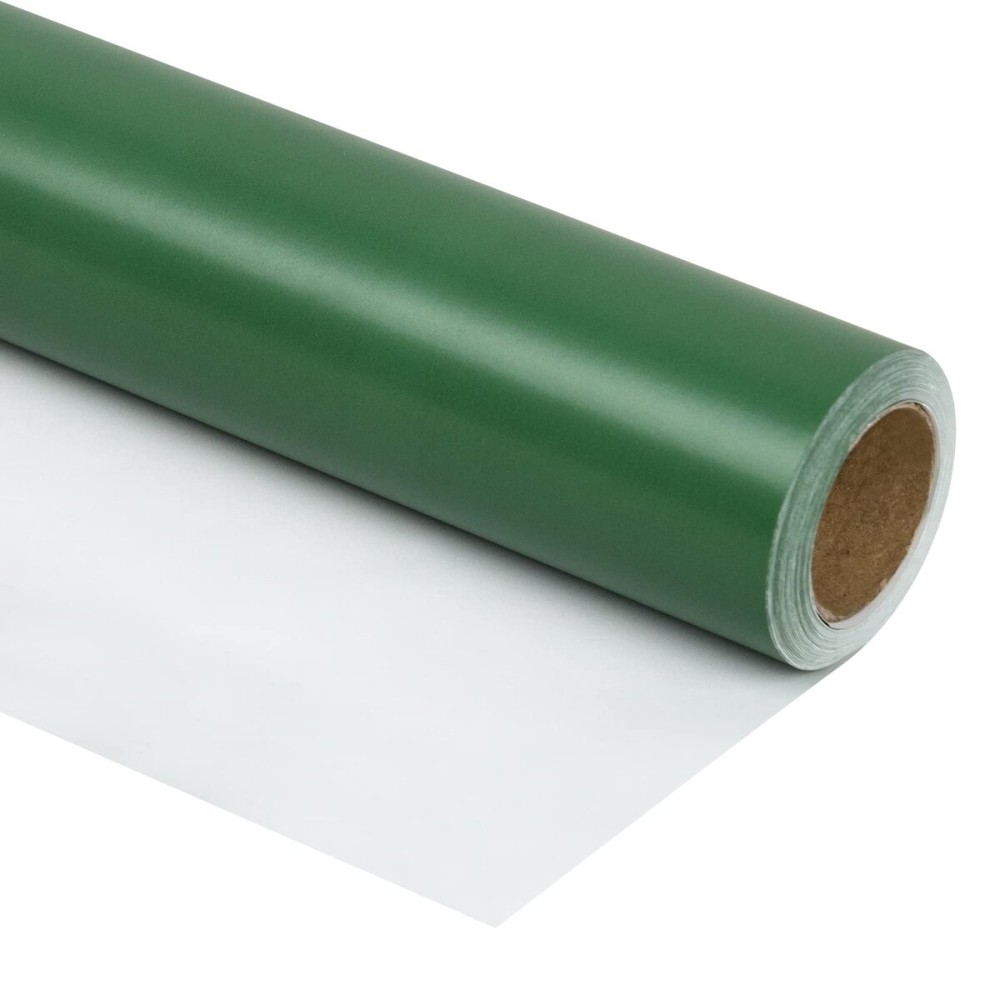 RUSPEPA Green Wrapping Paper Solid Color - Mini Roll - for Wedding, Birthday, Shower, Congrats, and Holiday - 17 Inches X 32.8 Feet