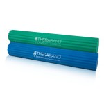 THERABAND FlexBar, 2 Pack, Green, Blue, Therapy Twist Bar, Hand & Wrist Strength, Tennis & Golfer\'s Elbow, Tendonitis, Rehab Tool for Resistance Exercise, Grip Training, Relief & Recovery