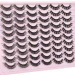 Eyelashes Russian Strip Lashes 3D Wispy False Lashes Natural Look Short Eye Lashes Pack Like Eyelash Extension 30 Pairs by ALICE