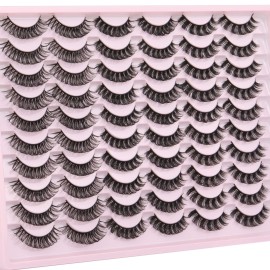 Eyelashes Russian Strip Lashes 3D Wispy False Lashes Natural Look Short Eye Lashes Pack Like Eyelash Extension 30 Pairs by ALICE