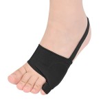 DYKOOK Tailors Bunion Corrector 1Pair Bunionette Sleeves Built-in Gel Pads Silicone Cover Guard With Non-slip Strap to Relief Bunion Pinky Toe Pain, Straighten Bunionette,Overlapping toe(Black-Small)