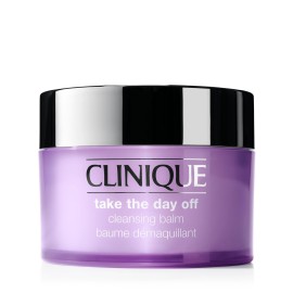 Clinique Take The Day Off Cleansing Balm Makeup Remover | Dissolves Face + Eye Makeup and Sunscreen | For All Skin Types, 6.7 ounce