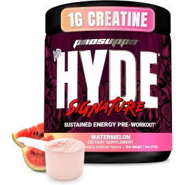 PROSUPPS Mr. Hyde Signature Pre Workout Powder with Creatine, Beta Alanine & Caffeine - Performance, Energy & Endurance - Clean Fitness & Gym Supplements for Men & Women (Watermelon, 30 Servings)