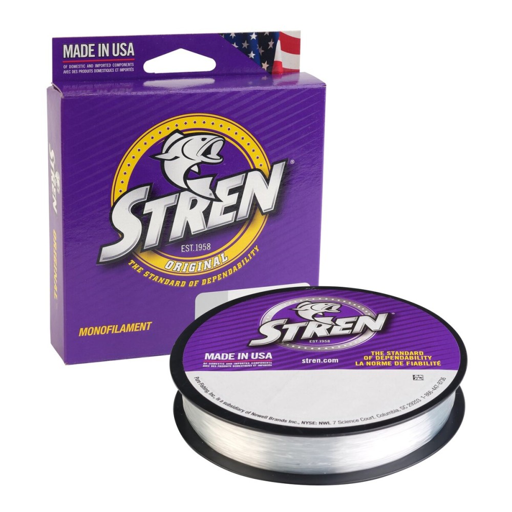 Stren Original Monofilament Fishing Line, Clear, 4lb | 1.8kg, Suitable for Freshwater Environments