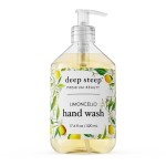 Deep Steep Liquid Hand Wash, Limoncello, 17.6 oz - Moisturizing Cleanser with Olive Oil, Aloe Vera, Glycerin & Hyaluronic Acid - Vegan, Clean Beauty, Soft & Nourished Hands