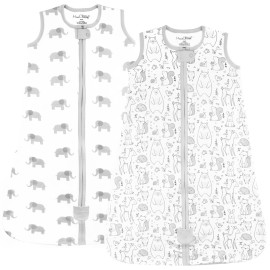 Mama Cheetah Baby Sleep Sack 0.5 TOG, Organic Cotton Baby Wearable Blanket with Two-Way Zipper, Swaddle Transition Baby Sleeping Bag for Newborn Infant Toddler Boy Girl, 18-24 Months