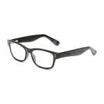 Foster Grant Conan Multifocus Rectangular Reading Glasses, Black and Milky Grey/Transparent, 54 mm + 3.5 (5010366-350)