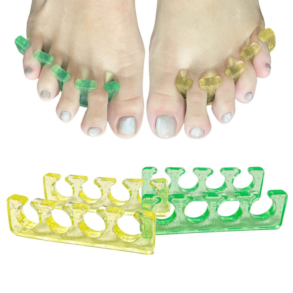 Toe Separators for Women,Toe Spacers,Toe Separators Use for Separation of Toenails or Nails as Well as Polishing of Nail Polish.