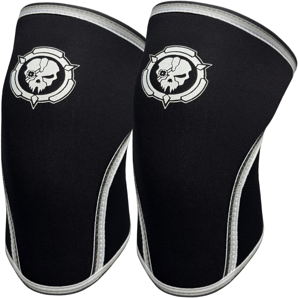 Knee Sleeves (1 Pair), 7mm Compression Knee Braces for Squats,Weightlifting,Powerlifting,Cross Training for Men & Women (X-Large)