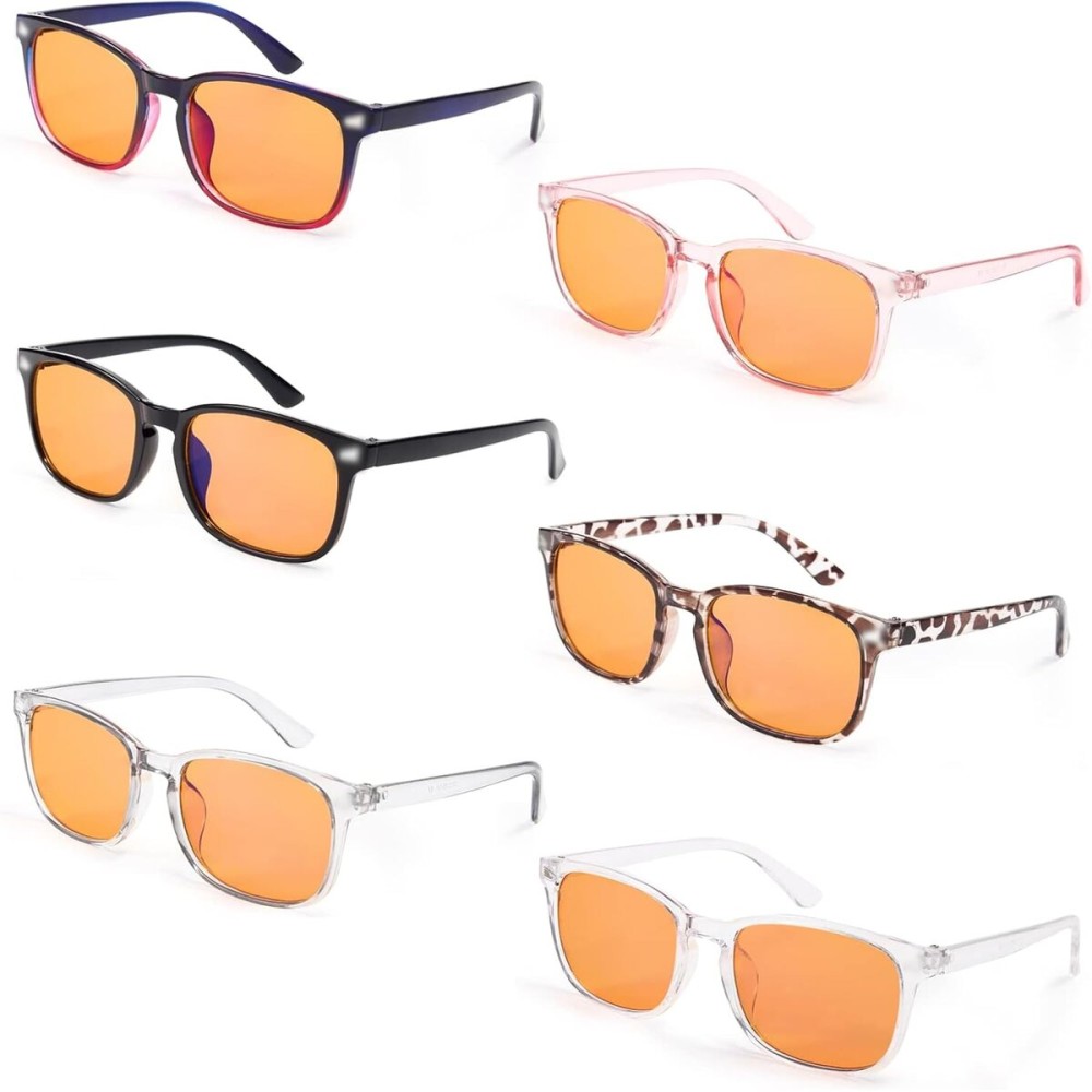 MIGSIR Blue Light Blocking Glasses for Computer Gaming, Fashion Fake Helps Reduce Screen Fatigue Eyeglasses for Women Men