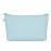 WANDF Cosmetic Bag for Women Makeup bag Organizer Mini Makeup Pouch for Purse Water Resistant Girls Gift(Light Blue)