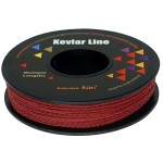 emma kites 1.5mm Braided Kevlar Cord Red 300Lb 30Ft Abrasion/Flame Resistant Tactical Paracord, Trip Line, Cord Friction-Saw, Boot Laces, Camera Strap, Survival Cord, Model Rocket Shock Cord