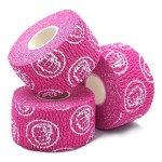 WOD Nation Weightlifting Hook Grip Athletic Tape, Flexible Fabric Thumb & Finger Tape - Easy-Tear, Sweat-Proof, Durable Strips for Powerlifting & Gym, 12-Pack (23 ft Rolls) - Pink