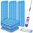 6 Pack Reusable Mop Pads Compatible with Swiffer PowerMop, Wood Floor Pads Microfiber Mop Replacement Refills Machine Washable for All Floor Surfaces