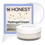 Honest Beauty Mini Hydrogel Cream with Hyaluronic Acid | Lightweight, Moisturizing Water Cream | Gentle for Sensitive Skin, Fragrance Free, Vegan | Travel Size, .57 fl oz