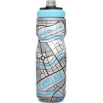 CamelBak Podium Chill Bike Insulated Squeeze Water Bottle Grid White, 21oz