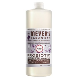MRS. MEYER\'S CLEAN DAY Probiotic Multi-Surface Concentrate Cleaner, Lavender, Cleans Crevices And Tough Stains, 32 Fl Oz