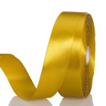 YASEO 1 Inch Gold Solid Satin Ribbon, 50 Yards Craft Fabric Ribbon for Gift Wrapping Floral Bouquets Wedding Party Decoration