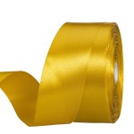 YASEO 1 1/2 Inch Gold Solid Satin Ribbon, 50 Yards Craft Fabric Ribbon for Gift Wrapping Floral Bouquets Wedding Party Decoration