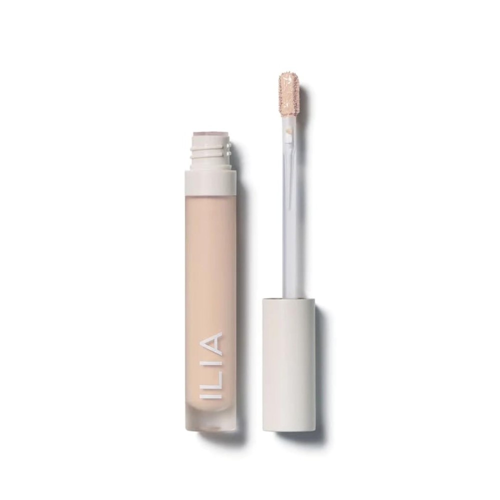 ILIA - True Skin Serum Concealer | Non-Comedogenic, Cruelty-Free, Vegan, Safe For Sensitive Skin, Reduces Appearance of Dark Circles + Blemishes (Mallow SC.25, 0.16 oz | 5 ml)