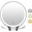 FASCINATE Magnifying Mirror 10X 1X Double Sided Magnification Makeup Vanity Mirror Rechargeable Lighted Mirror with 3 Color Setting Adjustable Rotation LED Vanity Desk Mirror
