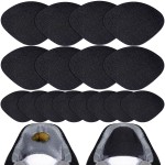 8Pair Shoe Patches for Holes, Self-Adhesive Shoes Heel Repair, Hole Repair for Sneaker, Leather Shoes, High Heels (Black)