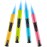 Urgrette 4 Pack Spring Colors Torch Lighter, 6-inch Refillable Pen Lighters Jet Flame Butane Lighters for Grill BBQ Candlek Camping (Gas Not Included)