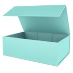 Gift Box 10 x 6 x 3 with Magnetic Closure Lid Gifts Boxs for Presents,Bridesmaid Gifts Boxe,Cute Box,Birthday Gift Boxes,Luxury for Gifts Packaging, Magnetic Gift Boxe for Wrapping Gifts (Light Blue)