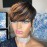 PangDongLai Pixie Cut Wigs for Black Women Short Layered Pixie Cut Human Hair Wigs With Bangs Black with Brown F1B/33 Color Glueless Brazilian Virgin Straight Human Hair for Daily Use