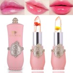BKPPLZP 2 Pack Crystal Flower Jelly Lipstick,Magic Color Changing Lipstick,PH Clear Temperature Color Changing Lip Gloss,Lip Balm,Long Lasting Nourishing Moisturizing Lip Stick Set(Set B)