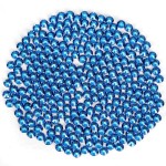 Capri Blue Rhinestones Flat Back Rhinestone for Crafts Glass Nail Rhinestones Nail Gems Crystals for Makeup Bags Shoes Decoration DIY(SS12,1440pcs,Capri Blue)