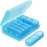 PULIV Weekly Pill Organizer 3 Times a Day, Portable Travel Pill Box 7 Day with Large Pill Containers, Light-Proof Pill Case for Vitamins, Medication, Supplements and Fish Oils (Blue)
