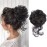 KETHBE Messy Bun Hair Piece Tousled Updo Hair Buns Extension Elastic Hair Band Hair Pieces Curly Hair Bun Scrunchie For Women (Brownish Black)