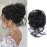 KETHBE Messy Bun Hair Piece Tousled Updo Hair Buns Extension Elastic Hair Band Hair Pieces Curly Hair Bun Scrunchie For Women (Black)