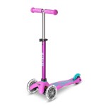 Micro Kickboard | Mini Deluxe LED | Three-Wheeled | Lean-to-Steer Swiss-Designed Micro Scooter | Motion-Activated Light-Up Wheels | Toddlers & Children Ages 2-5 (Lavender)