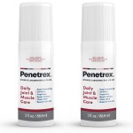 Penetrex Joint & Muscle Therapy - Soothing Gel for Back, Neck, Hands, Feet - Premium Whole Body Rub with Arnica, Vitamin B6 & MSM - 3oz Roll On Gel (2-Pack)