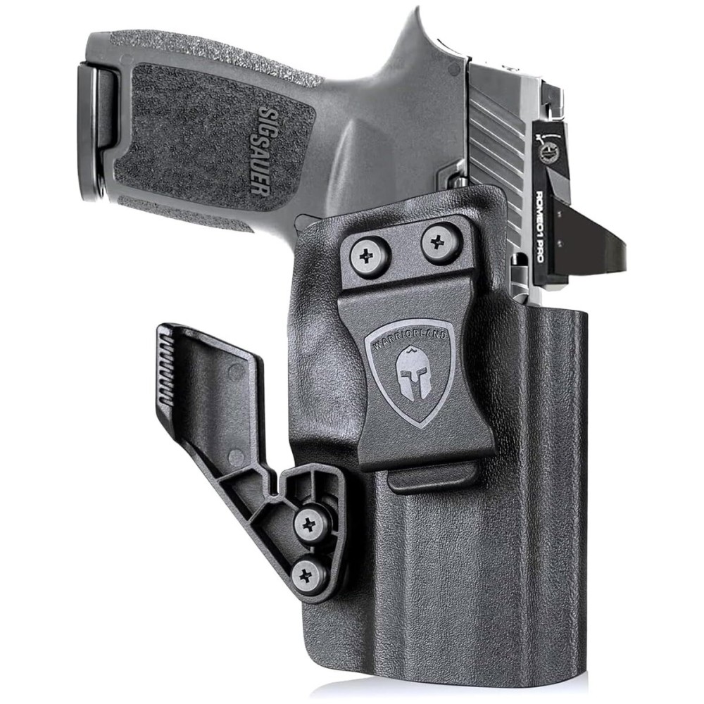 WARRIORLAND IWB Kydex w/Claw & Optics Cut: Fit for Sig P320 Full Size M17 / P320 Compact M18 Pistol, Inside Waistband Holster Concealed Carry, Adj. Posi-Click Retention & Cant, Right Hand