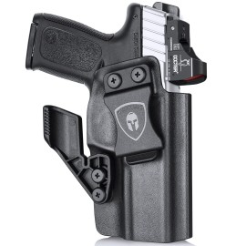 WARRIORLAND IWB Kydex Holster, Fit for S&W SD9 VE & SD40 VE w/Optic & Claw, Inside Waistband Concealed Appendix Carry, Adj. Cant & Posi-Click Retention, Right Hand Draw