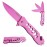 ALBATROSS Multifunction Folding Pocket Knife with Glass Breaker, Seatbelt Cutter, Spring Assisted Open, 440C Stainless Steel 3 Blade, 7.5 Overall (Pink)