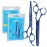 Equinox Professional Hair Scissors Set - Barber & Thinning Shears for Cutting & Grooming, Premium Japanese Stainless Steel Scissors