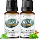 OraMD 4-in-1 Original Strength Tooth Oil- Clinically Tested Gum Disease Treatment, Gingivitis Treatment and Sensitive Teeth and Gums - All-Natural Solution (2-Pack)