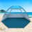 COMMOUDS Beach Tent Sun Shade for 3/4-5/6-7/8-10 Person, UPF 50+ Beach Sun Shelter Canopy Tent, Lightweight, Easy Set Up and Carry