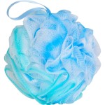 Urbanstrive Shower Bath Sponge XL 75g Soft Shower Loofahs Balls for Body Wash Men Women Bathroom Accessories, 1 Pack, Green-Blue