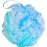Urbanstrive Shower Bath Sponge XL 75g Soft Shower Loofahs Balls for Body Wash Men Women Bathroom Accessories, 1 Pack, Green-Blue