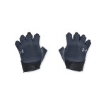 Under Armour Men\'s Training Half Finger Gloves, (044) Downpour Gray/Black/Harbor Blue, XX-Large