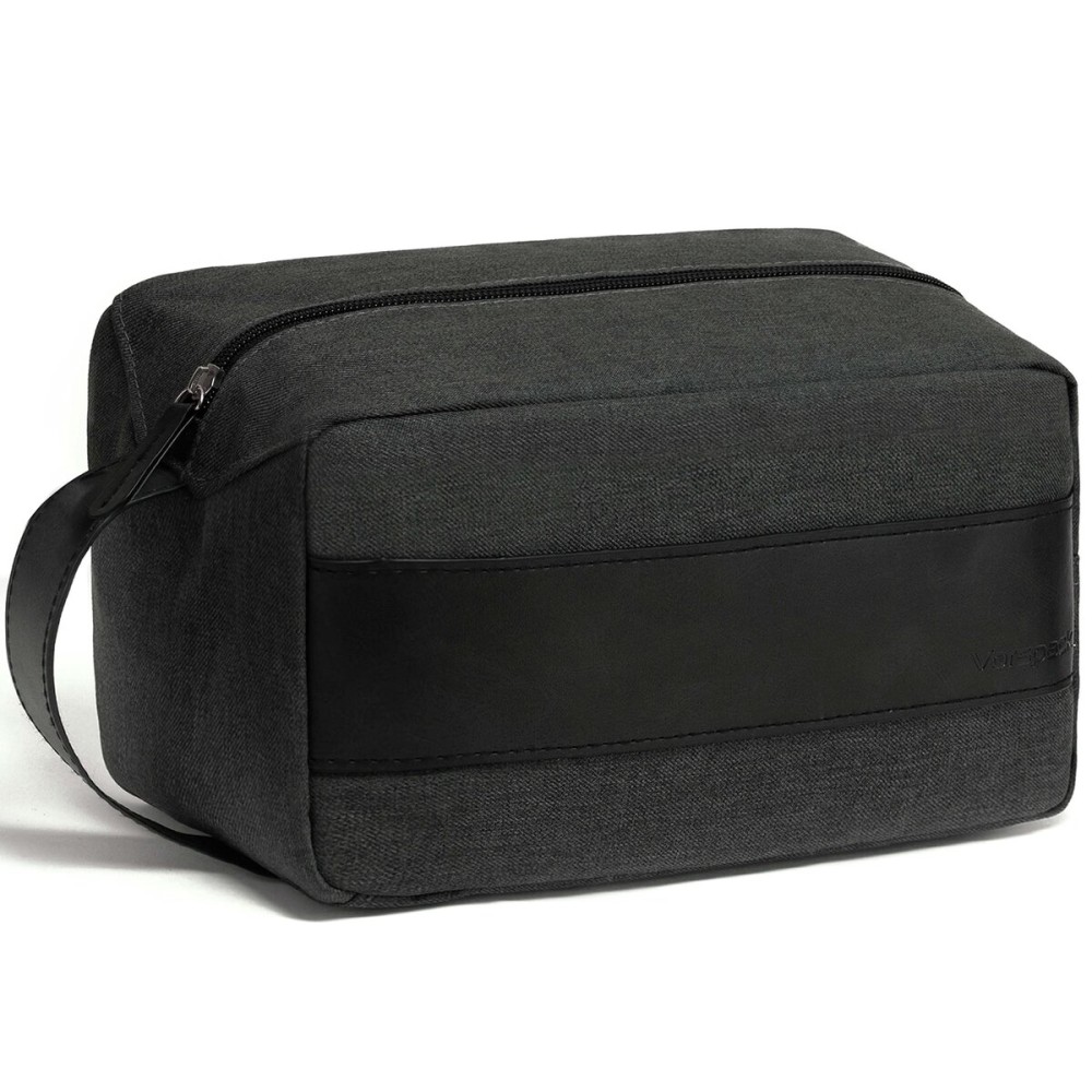 Vorspack Toiletry Bag for Men - Water Resistant Travel Bag for Toiletries, Bathroom Essentials, Travel Accessories, Gifts - Grey