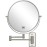 Benbilry 9 Large Size Wall Mounted Makeup Vanity Mirror, 1X/10X Magnifying Double Sided Shaving Mirror for Bathroom, 360 Swivel Extendable Arm, Nickel Finish